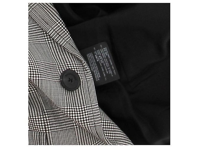 Balenciaga Hourglass Wollblazer schwarz weiß - Ansicht 7