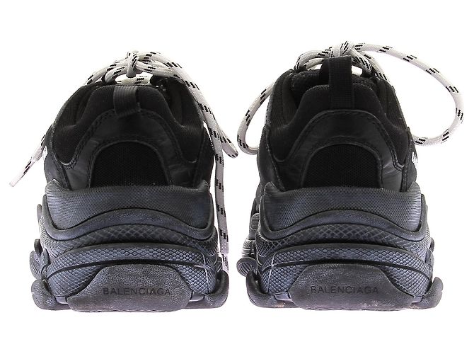Balenciaga Sneaker nere "Triple S" Nero - vista 5