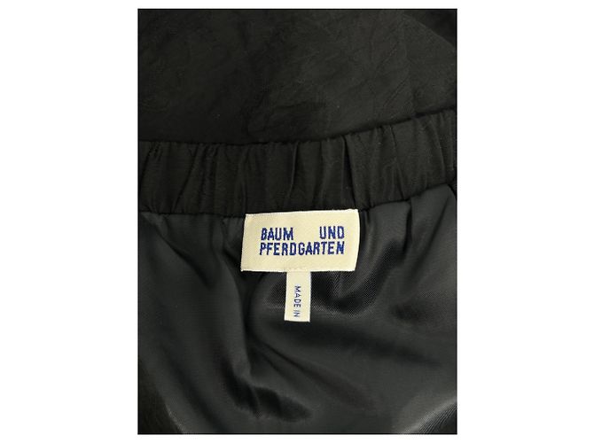 Falda midi puff negra Baum und Pferdgarten Negro - vista 5