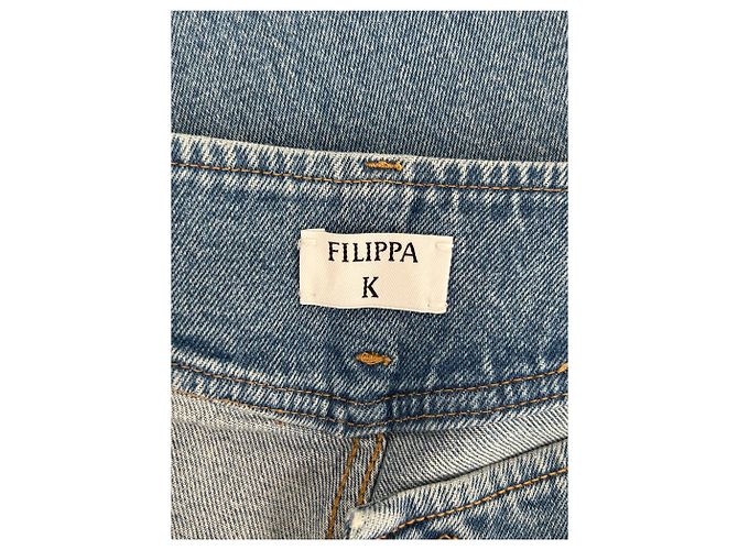 Jeans bootcut azul stretch Filippa K años 90 - vista 3