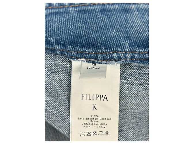 Jeans bootcut azul stretch Filippa K años 90 - vista 4