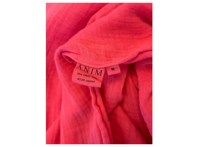 Autre Marque Blusa ANIM rosa fucsia de algodón - vista 6