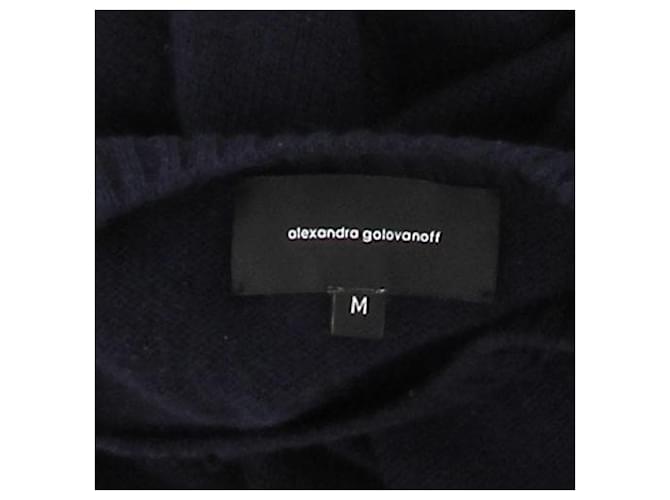 Autre Marque Pullover aus marineblauem Kaschmir - Ansicht 5