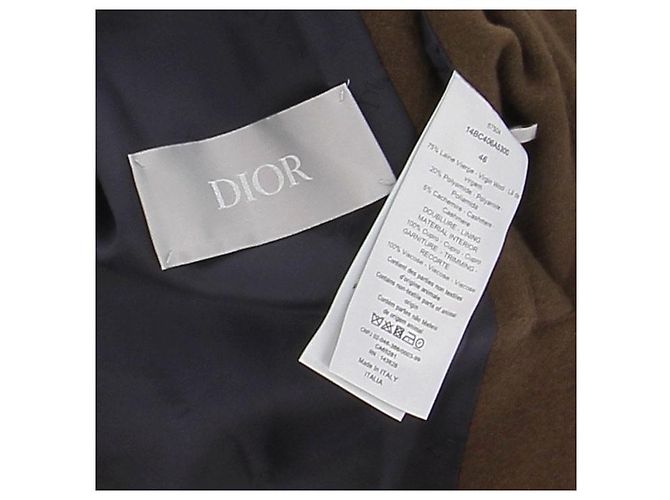 Dior Brown Wool Bomber Jacket - view 5