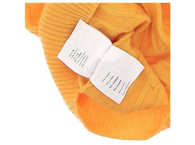Top sin mangas de cachemira amarillo Miu Miu - vista 7
