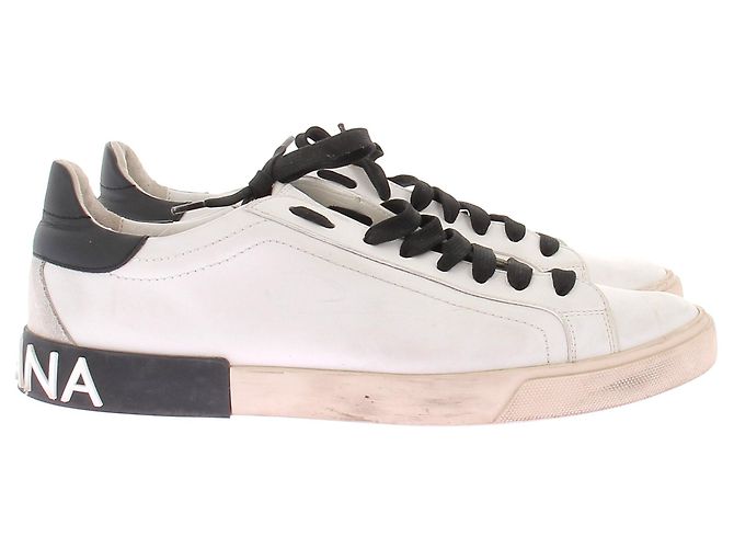 Dolce & Gabbana Baskets blanches "Portofino" - vue 2