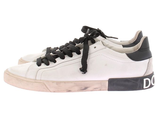 Dolce & Gabbana Baskets blanches "Portofino" - vue 3