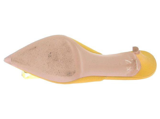 Gianvito Rossi Absatzmules "Jaipur" Gelb - Ansicht 7
