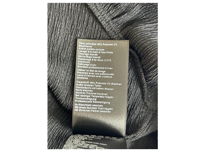 Ba&Sh Schwarzes kurzes Kleid mit Puffärmeln - Ansicht 6