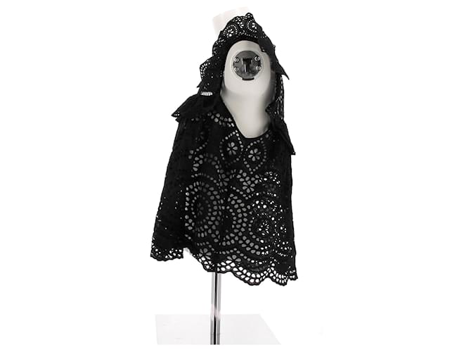 Zimmermann Schwarze Spitzenbluse - Ansicht 4