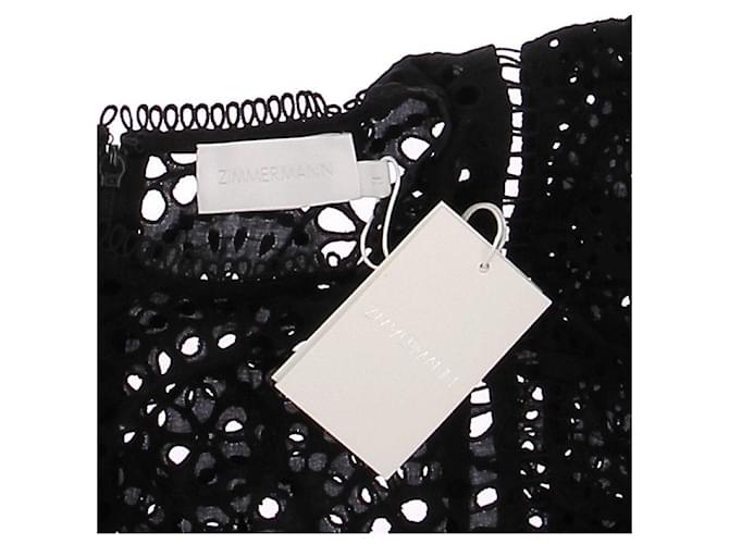 Zimmermann Schwarze Spitzenbluse - Ansicht 6