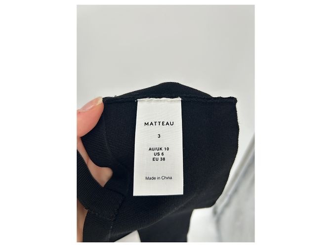 Autre Marque Top corto nero MATTEAU - vista 6
