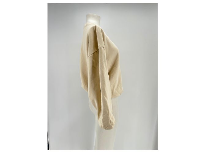 Autre Marque Felpa BASERANGE ecru in cotone L Beige - vista 3