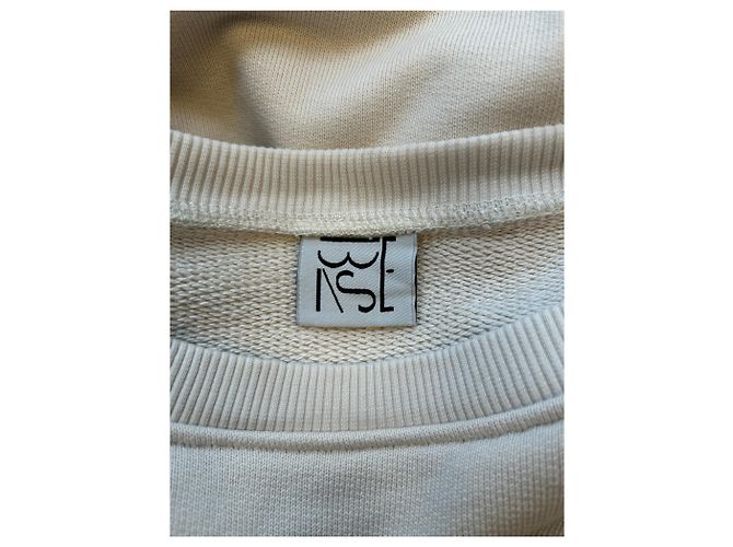 Autre Marque Felpa BASERANGE ecru in cotone L Beige - vista 6