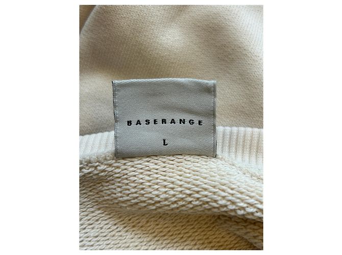 Autre Marque Felpa BASERANGE ecru in cotone L Beige - vista 7