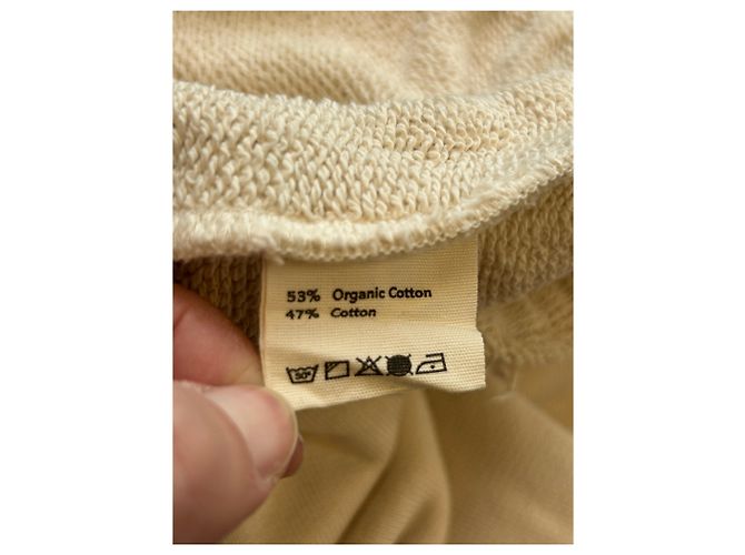 Autre Marque Felpa BASERANGE ecru in cotone L Beige - vista 8