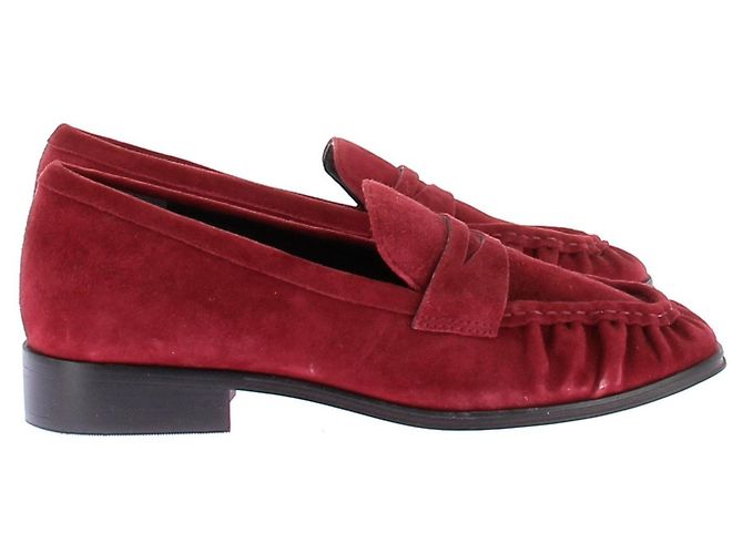 J.Crew Slipper aus rotem Wildleder mit Raffung Größe 7 - Ansicht 2