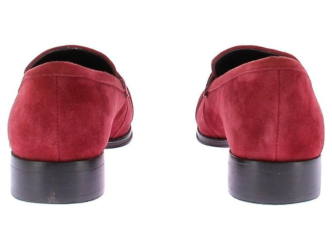 J.Crew Slipper aus rotem Wildleder mit Raffung Größe 7 - Ansicht 5