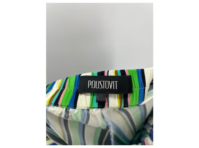 Autre Marque Pantalon rayé multicolor Multiple colors - view 3