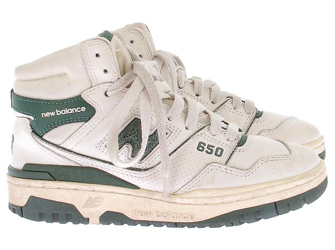 New Balance Leder Sneakers "650R" Grün - Ansicht 2
