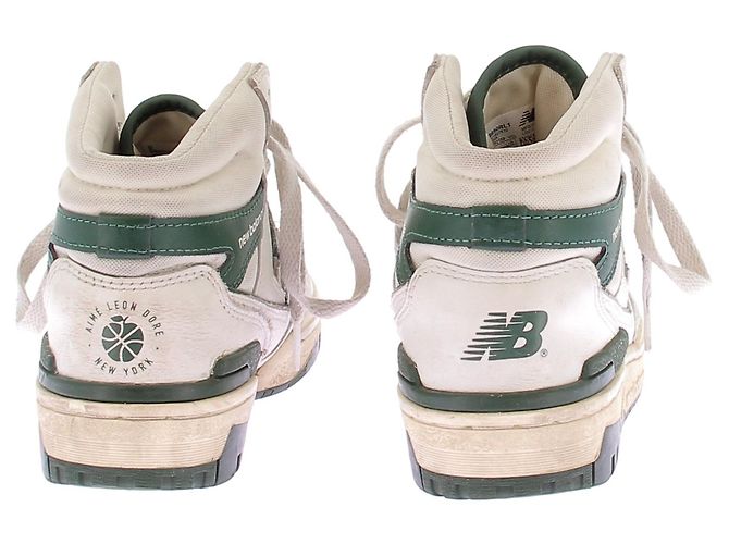 New Balance Leder Sneakers "650R" Grün - Ansicht 5