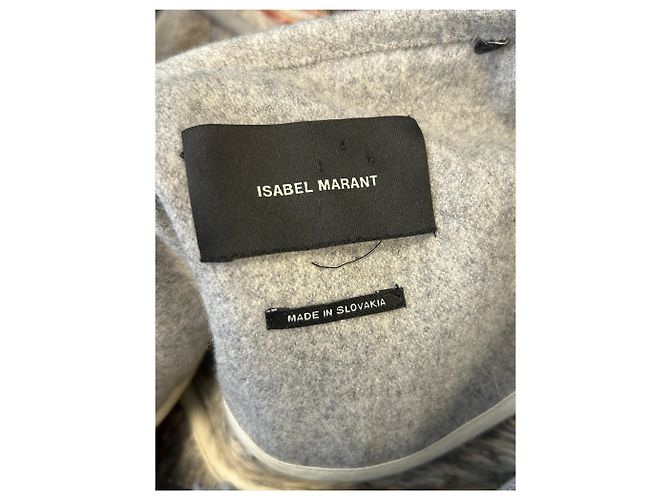 Isabel Marant Grey Patterned Wool Jacket - view 5