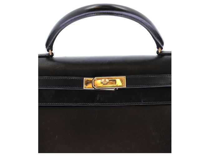 Hermès Borsa in pelle "KELLY 32" Nero - vista 10