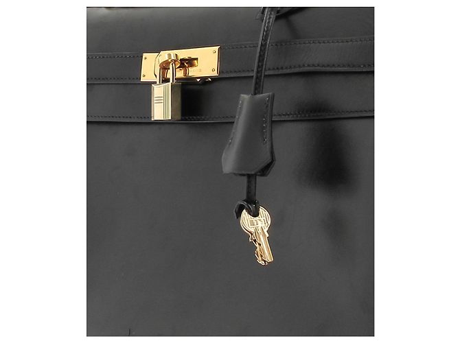 Hermès Borsa in pelle "KELLY 32" Nero - vista 13