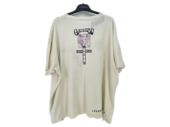 Autre Marque Tee-shirt blanc cassé White - view 2