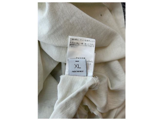 Autre Marque Tee-shirt blanc cassé White - view 4