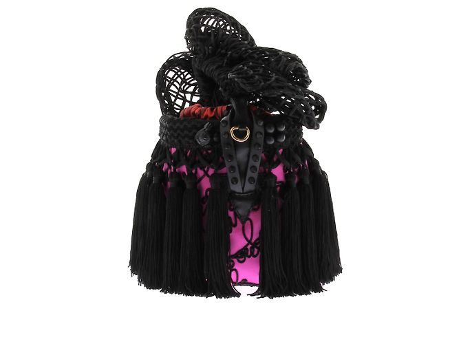 Christian Louboutin Borsa a mano "Flamencaba" Nero - vista 3