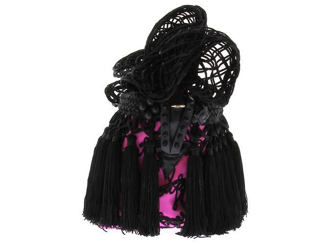 Christian Louboutin Borsa a mano "Flamencaba" Nero - vista 4