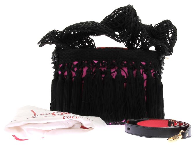 Christian Louboutin Borsa a mano "Flamencaba" Nero - vista 8