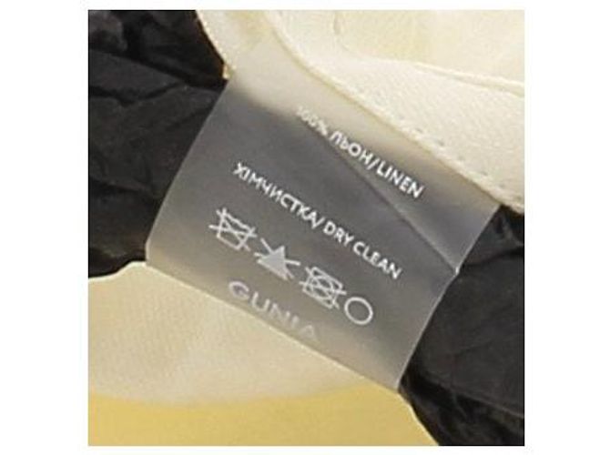 Autre Marque Camicia GUNIA in lino gialla con ricamo nero Giallo - vista 6