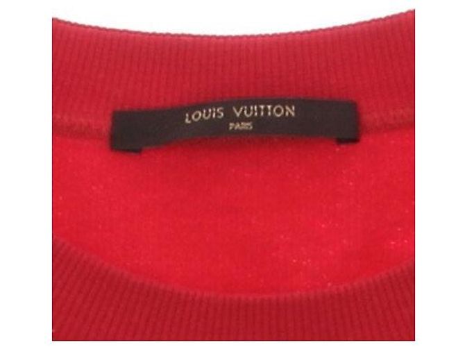 Louis Vuitton x Supreme Sweatshirt Rot M - Ansicht 6