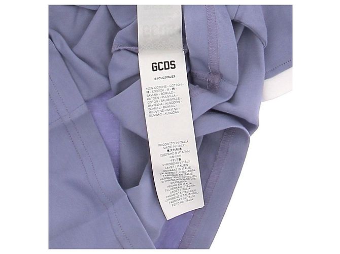 Camiseta GCDS Ti Amo morada de algodón Púrpura - vista 6