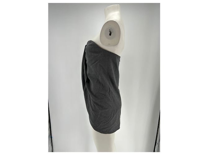 Autre Marque Top bustier de lana "Flo" Gris - vista 4