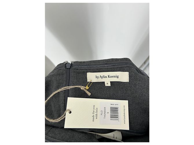 Autre Marque Top bustier de lana "Flo" Gris - vista 5