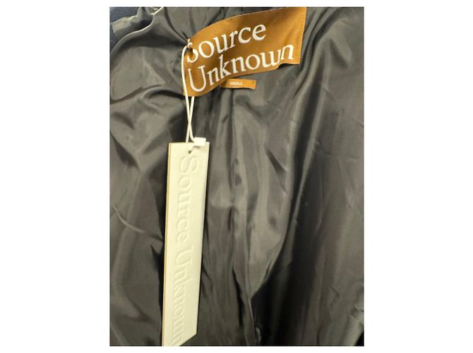 Autre Marque Long navy blue coat polyester size S - view 5