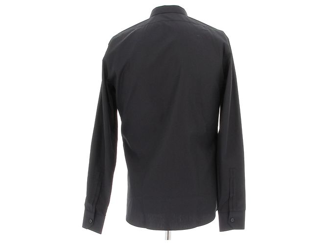 Camicia Saint Laurent in cotone nero - vista 2