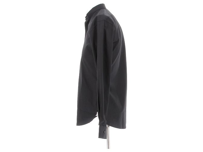 Camicia Saint Laurent in cotone nero - vista 4