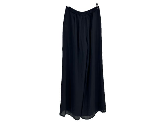 Autre Marque Pantalón negro transparente - vista 2
