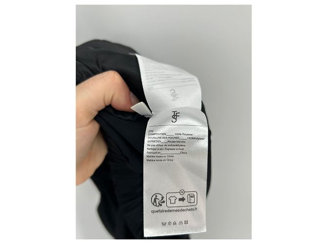 Autre Marque Pantalón negro transparente - vista 5