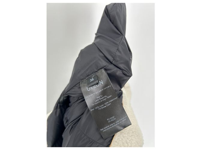 Autre Marque Wendbare schwarze Daunenjacke - Ansicht 7