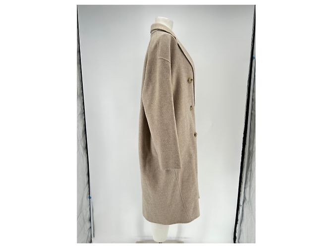 Abrigo de lana beige Acne Studios - vista 3