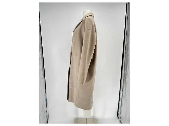 Abrigo de lana beige Acne Studios - vista 4