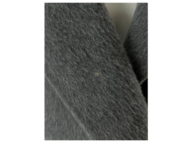 Autre Marque PAPER MOON Woll-Trenchcoat Grau - Ansicht 5