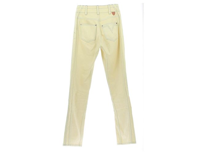 Jeans Louis Vuitton Amarillos de Algodón - vista 2