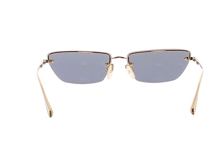 Linda Farrow Gafas de sol de metal Dorado - vista 2
