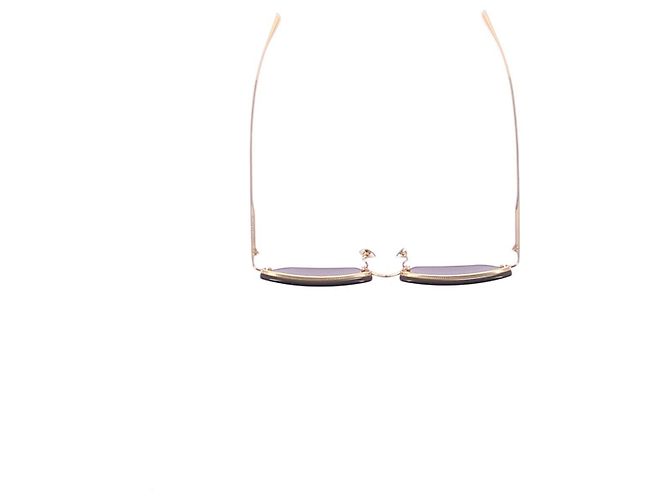 Linda Farrow Gafas de sol de metal Dorado - vista 6